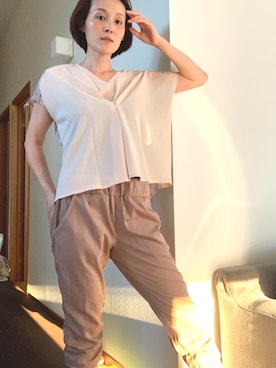 「Collage（コラージュ）のアイテム」を使った、T.Iさん（レディース・165cm）の秋コーディネート