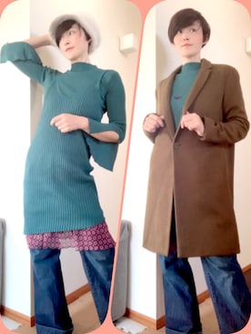 「JUICY COUTURE（ジューシークチュール）のアイテム」を使った、T.Iさん（レディース・165cm）の冬コーディネート