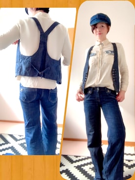 「BOBSON（ボブソン）のアイテム」を使った、T.Iさん（レディース・165cm）の冬コーディネート