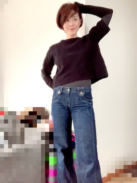「BOBSON（ボブソン）のアイテム」を使った、T.Iさん（レディース・165cm）の冬コーディネート