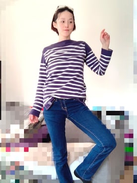 「J BRAND（ジェイブランド）のアイテム」を使った、T.Iさん（レディース・165cm）の春コーディネート