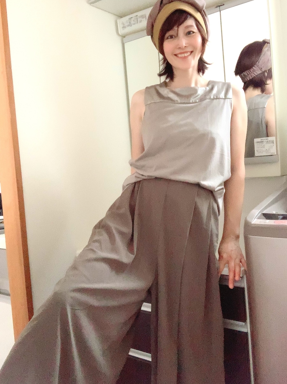 GU（ジーユー）の「（GU）イージードレープガウチョパンツA