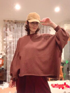「コーデュロイキャップ」｜T.Iさん（レディース・165cm）の秋コーディネート