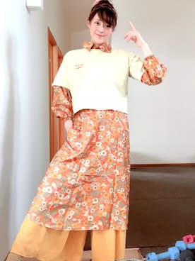 「アイテム（ワンピース/ドレス）」を使った、T.Iさん（レディース・166cm・40代）の春コーディネート