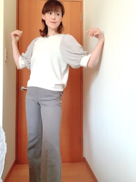 「Perle Peche（ペルルペッシュ）のアイテム」を使った、T.Iさん（レディース・166cm）の春コーディネート