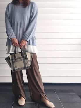 じるぴさん（レディース・159cm）の秋コーディネート