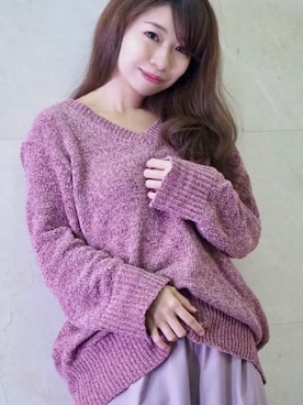 「UNRELISH（アンレリッシュ）のアイテム（その他パンツ）」を使った、こままりえさん（レディース・152cm）の秋コーディネート