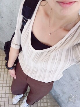 「Another Edition」｜「アイテム（アナログ腕時計）」を使った、さぼまま㊻さん（レディース・158cm）の春コーディネート