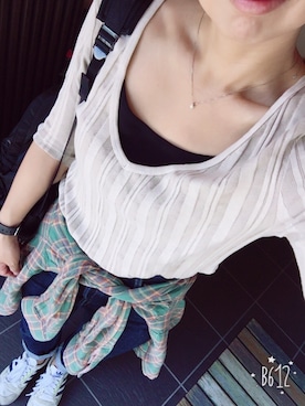 さぼまま㊼さん（レディース・158cm）の春コーディネート