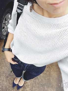 「Accessorize（アクセサライズ）のアイテム（アクセサリー）」を使った、さぼまま㊼さん（レディース・158cm）の秋コーディネート