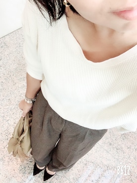 「gallardagalante」｜「アイテム（パンプス）」を使った、さぼまま㊻さん（レディース・158cm）の秋コーディネート