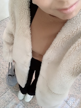 「gallardagalante」｜「アイテム（その他アウター）」を使った、さぼまま㊻さん（レディース・158cm）の冬コーディネート
