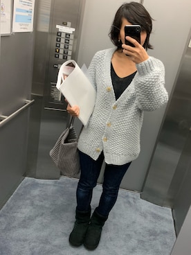 「金子綾」｜さぼまま㊻さん（レディース・158cm）の冬コーディネート