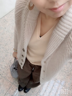 「CISOLASSE」｜さぼまま㊻さん（レディース・158cm）の冬コーディネート