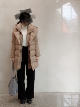 「CISOLASSE（シソーラス）のアイテム」を使った、さぼまま㊻さん（レディース・158cm）の冬コーディネート