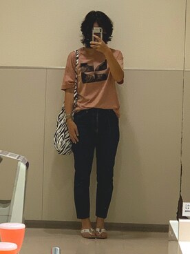 「アイテム（その他ボディ・ヘアケア、ブラック系）」を使った、さぼまま㊻さん（レディース・158cm）の秋コーディネート