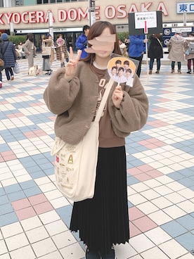 「ライブ」｜「アイテム（ブルゾン）」を使った、haruさん（レディース・153cm）の秋コーディネート