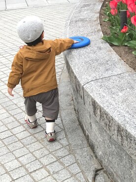 「アーバンリサーチドアーズ」｜「アイテム（ハンチング/ベレー帽）」を使った、ka*さん（キッズ・90cm）の夏コーディネート