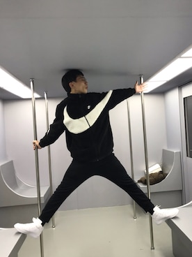 「I.Tのアイテム」を使った、Davidさん（メンズ・178cm）の冬コーディネート