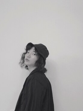 「日系休闲」｜「アイテム（帽子）」を使った、salmon7pinkさん（レディース・163cm）の春コーディネート