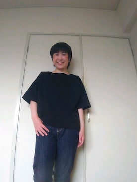 「YEVS（イーブス）のアイテム（トップス）」を使った、09010264629さん（レディース・156cm）の夏コーディネート