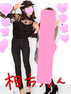 「アイテム（キャスケット）」を使った、河村愛美さん（レディース・160cm）の秋コーディネート