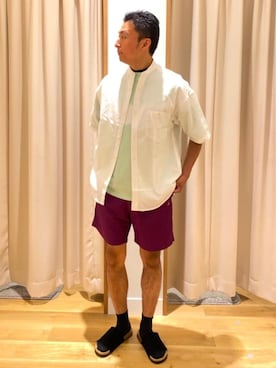 「お散歩」｜　coenあべさん（メンズ・172cm）の夏コーディネート