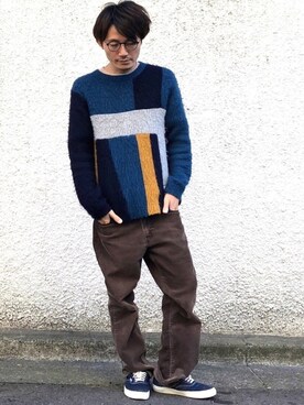 「Utility（ユーティリティー）のアイテム」を使った、かっしーさん（メンズ・167cm）の秋コーディネート