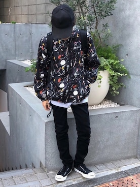 「RES DENIM（レスデニム）のアイテム」を使った、かっしーさん（メンズ・167cm）の冬コーディネート