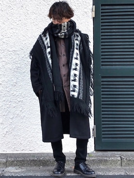 「RES DENIM（レスデニム）のアイテム」を使った、かっしーさん（メンズ・167cm）の冬コーディネート