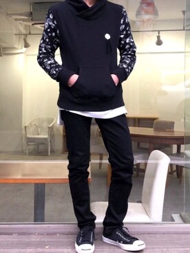 「RES DENIM（レスデニム）のアイテム」を使った、かっしーさん（メンズ・167cm）の春コーディネート