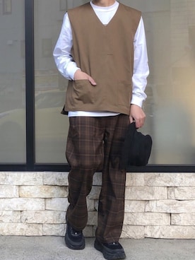 かっしーさん（メンズ・167cm）の冬コーディネート