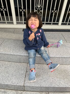 「妹ちゃん」｜iccさん（キッズ・90cm）の秋コーディネート