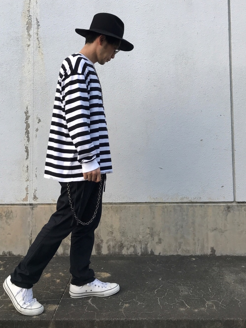 JOHN LAWRENCE SULLIVANのウォレットチェーンを使った人気ファッション