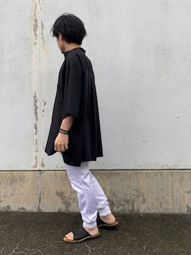 「N.HOOLYWOOD（N.ハリウッド）のアイテム（アクセサリー）」を使った、hiroshiさん（メンズ・163cm）の夏コーディネート