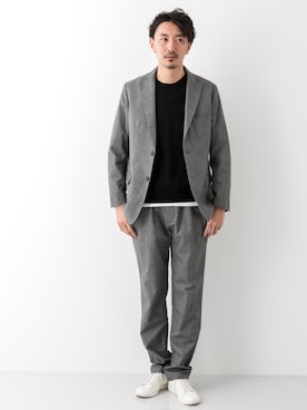 Juniyaさん（メンズ・184cm）の冬コーディネート