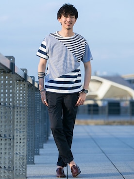 Juniyaさん（メンズ・184cm）の春コーディネート