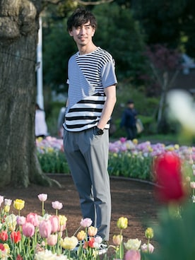 Juniyaさん（メンズ・184cm）の春コーディネート