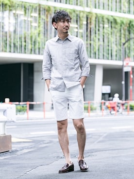 「URBAN RESEARCH」｜Juniyaさん（メンズ・184cm）の夏コーディネート
