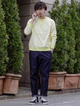 「グラミチ別注」｜Juniyaさん（メンズ・184cm）の春コーディネート