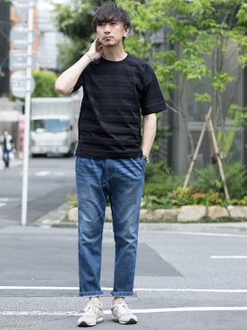 「グラミチ別注」｜Juniyaさん（メンズ・184cm）の夏コーディネート