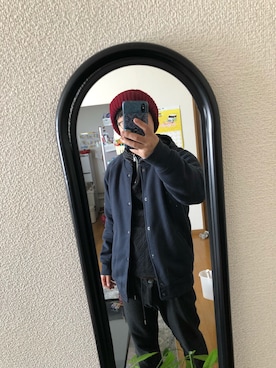 「Levi's（リーバイス）のアイテム（スタジャン）」を使った、ケントさん（メンズ・165cm）の春コーディネート