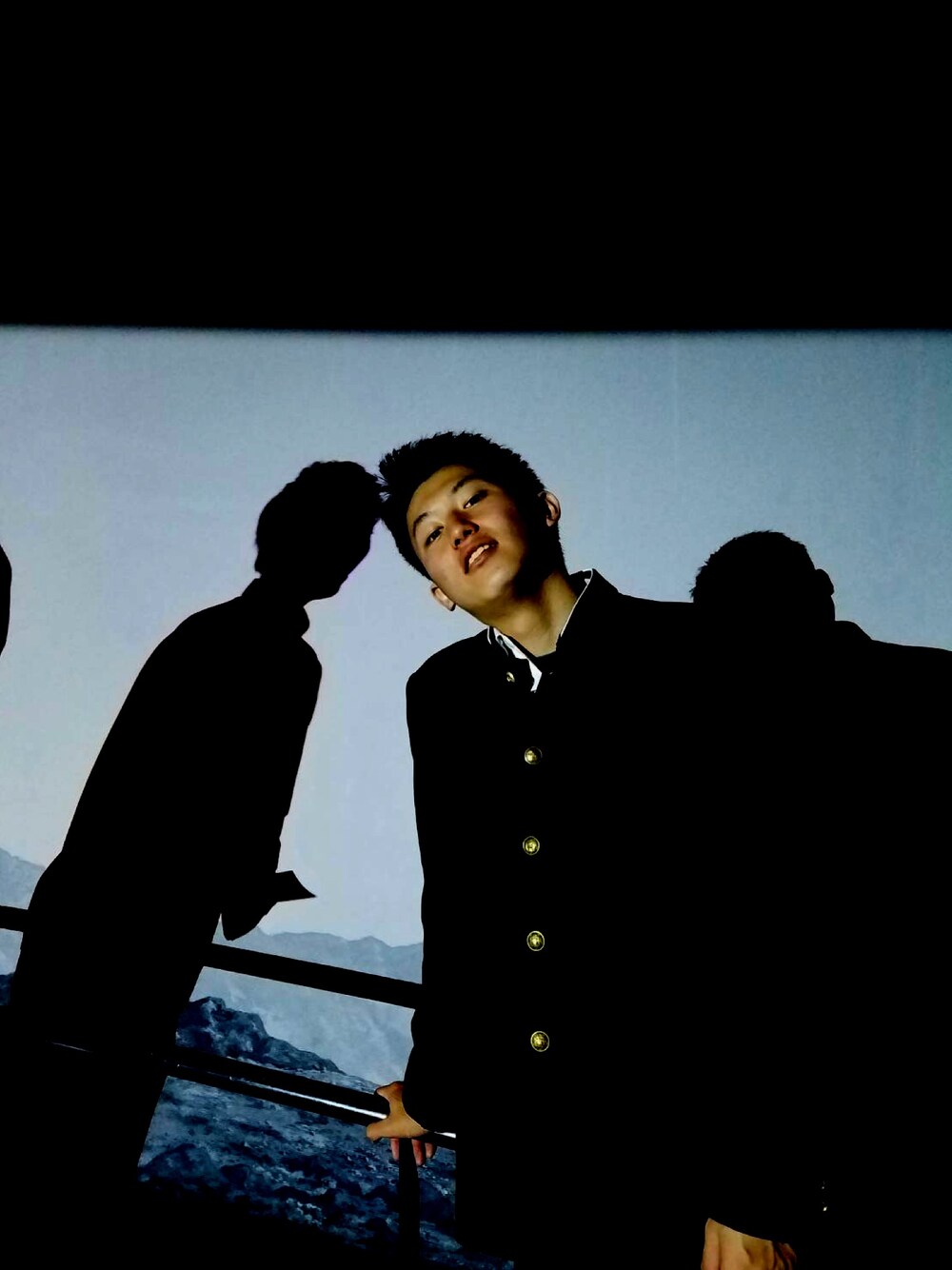 「CHANGE」｜「gakurannのアイテム（ジャケット/アウター、ブラック系）」を使った、onechandog[相互フォロー]さん（メンズ・170cm）の春コーディネートの1枚目の写真