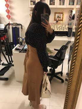 「JUSGLITTY（ジャスグリッティー）のアイテム（ワンピース/ドレス）」を使った、ナタリー(^^)さん（レディース・155cm）の冬コーディネート