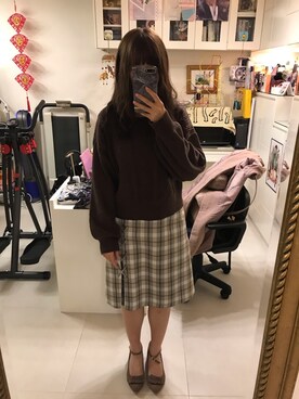 ナタリー(^^)さん（レディース・155cm）の冬コーディネート