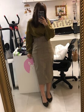 ナタリー(^^)さん（レディース・155cm）の冬コーディネート