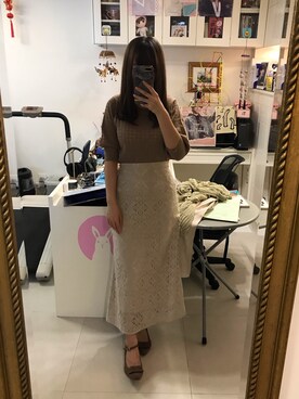 ナタリー(^^)さん（レディース・155cm）の春コーディネート