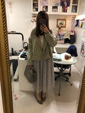 ナタリー(^^)さん（レディース・155cm）の春コーディネート