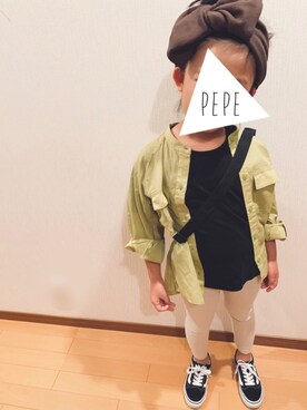 pepeさん（キッズ・110cm）の秋コーディネート