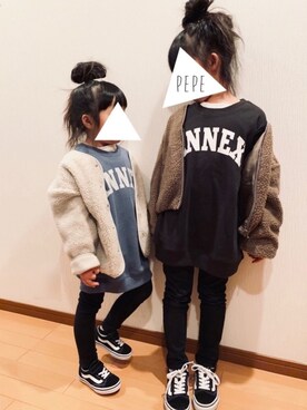 pepeさん（キッズ・110cm）の冬コーディネート